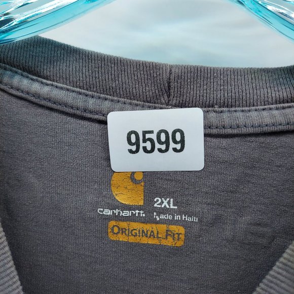 Carhartt original Fit Long Sleeve work Shirt size 2XL AS IS - Picture 3 of 12
